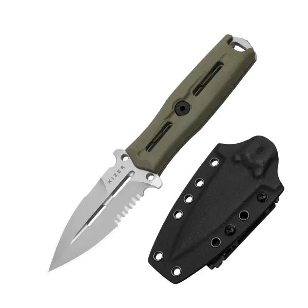 Kizer Norcross Fixed Blade Nitro-V Stahl G10 einseitig geschliffen