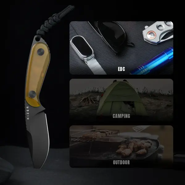 Kizer Buddy Fixed Blade Nitro-V Stahl PEI EDC