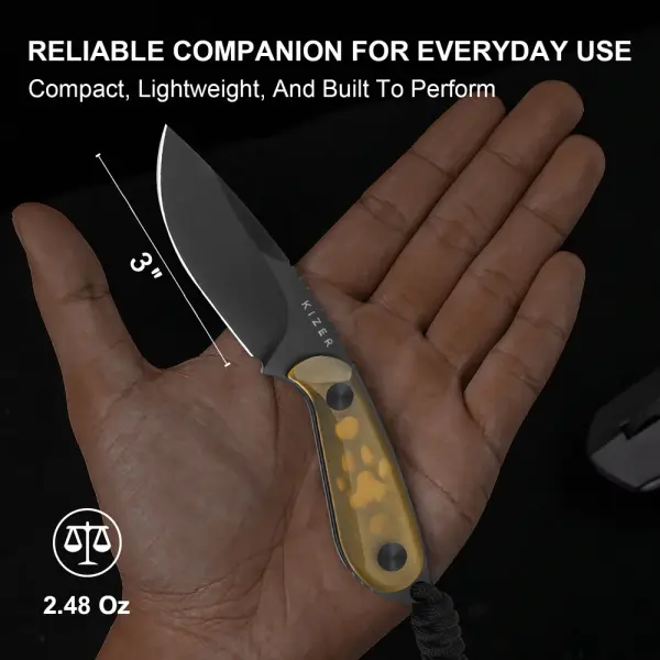 Kizer Buddy Fixed Blade Nitro-V Stahl PEI EDC