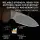 Kizer Drop Bear Fixed Blade 14C28N Stahl Burlap Micarta EDC