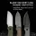 Kizer Drop Bear Fixed Blade 14C28N Stahl Burlap Micarta EDC