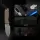 Kizer Drop Bear Fixed Blade 14C28N Stahl Burlap Micarta EDC