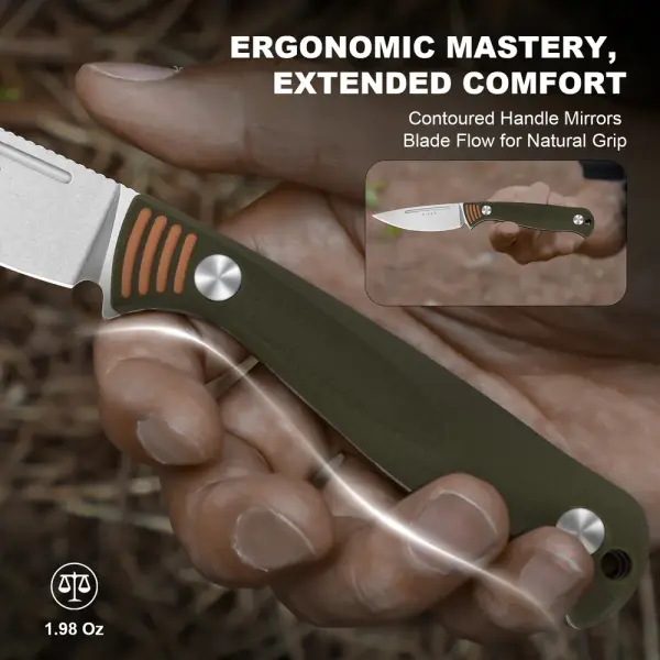 Kizer Evenki 1 Fixed Blade AEB-L Stahl G10 EDC