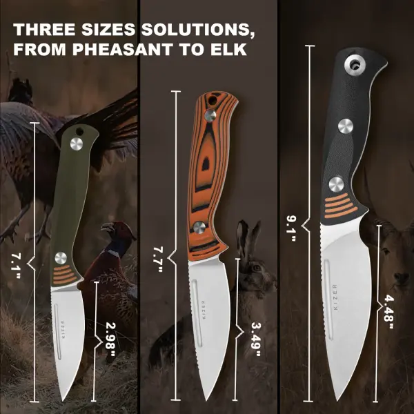 Kizer Evenki 2 Fixed Blade AEB-L Stahl G10 EDC