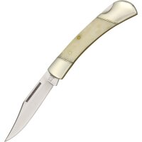 Rough Ryder Rider Folding Hunter White Bone Messer...