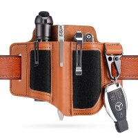 Viperade PL3 Braun Lederholster für EDC Gear mit...