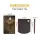 Viperade PJ27 Leather Sheath for EDC Knuckle, EDC Coins Sheath for Men Kleingeld Münzen Braun
