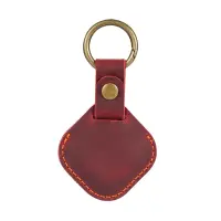 Viperade Leder AirTag Holder Schlüsselanhänger