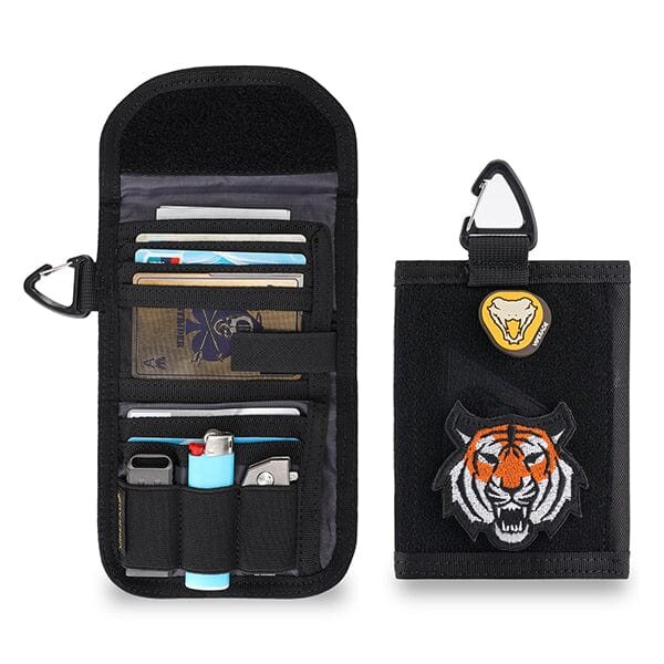 Viperade VE14 Black Ultraleichte Reisebrieftasche mit Schlüsseletui, Kartenhalter, modische Geldbörse