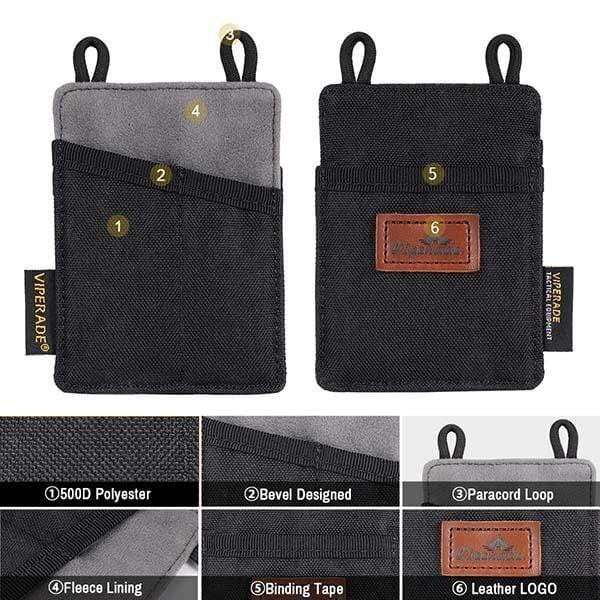 Viperade VE8-Black Tool Pouch Slim Pocket EDC Tasche