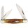 Rough Ryder Rider Whittler Amber Bone 3 Klingen Slipjoint