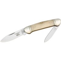 Rough Ryder Rider Canoe White Bone Slipjoint