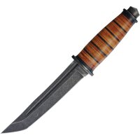 Rough Ryder Tanto Fixed Blade Ledergriff