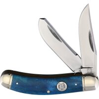 Rough Ryder Rider Sowbelly Trapper Blue Smooth Bone 2...