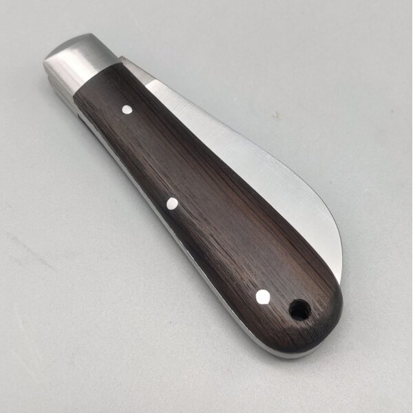 Otter Anker-Messer Räuchereiche klein carbon Carbonstahl Eichenholz Braun