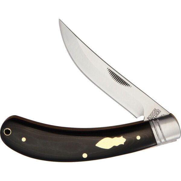 Rough Ryder Messer Bow Trapper T10 Black Micarta Slipjoint Taschenmesser