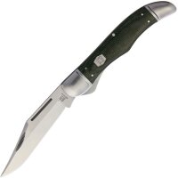 Rough Ryder Rider Folding Hunter Green Micarta Brushed...