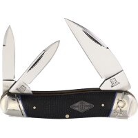 Rough Ryder Rider Seahorse Whittler Black Micarta Slipjoint