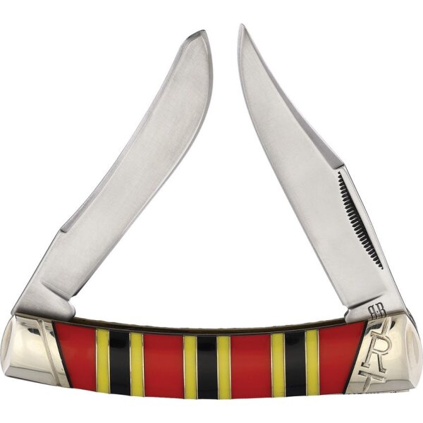 Rough Ryder Rider Large Moose Coral Snake Bone Folding Knife Schlange Taschenmesser