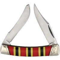 Rough Ryder Rider Large Moose Coral Snake Bone Folding...