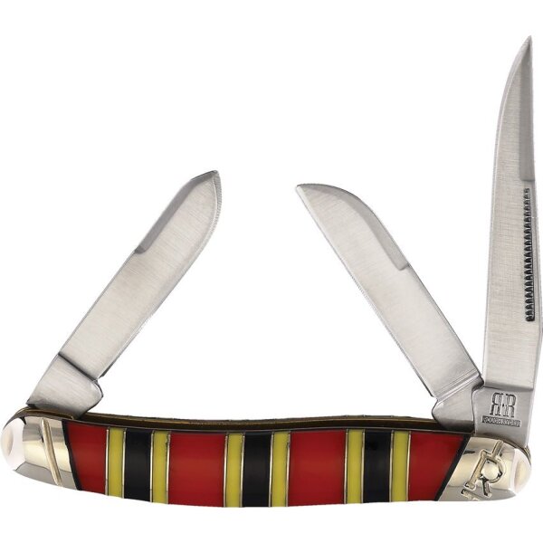 Rough Ryder Rider Stockman Coral Snake Bone Folding Knife Schlange Taschenmesser