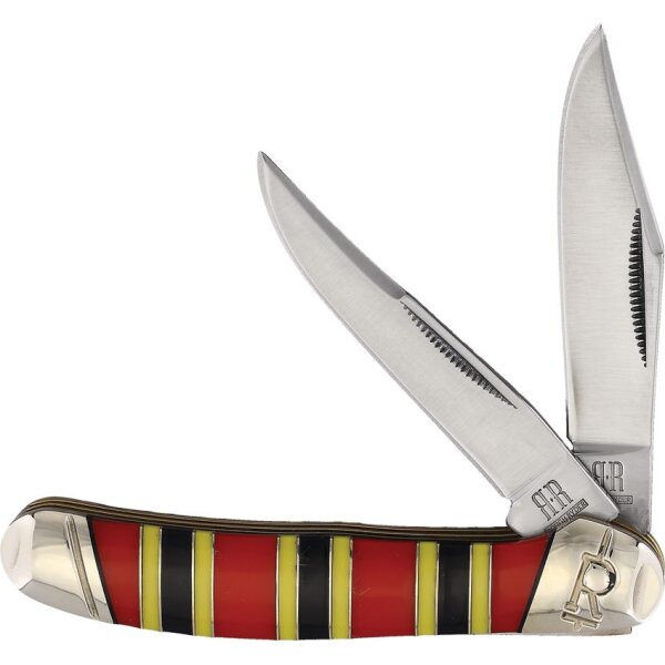Rough Ryder Rider Stockman Coral Snake Bone Folding Knife Schlange Taschenmesser