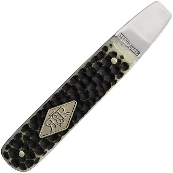Rough Ryder Rider Knife Opener Buckshot Bone Slipjoint 440 Stahl Messeröffner