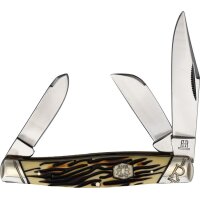 Rough Ryder Large Stockman Tuff Stag Slipjoint Hirsch