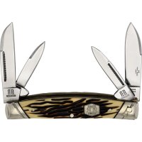 Rough Ryder Large Congress Tuff Stag Slipjoint Hirsch