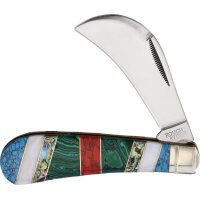 Rough Ryder Stoneworx Hawkbill Slipjoint Perlmutt Abalone...