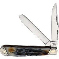Rough Ryder Trapper Cinnamon Bone Knochen Messer...