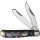 Rough Ryder Mini Trapper Black Ice Slipjoint Acryl