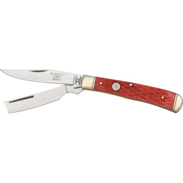 Rough Ryder Rider Razor Trapper Messer Taschenmesser Slipjoint440 Stahl