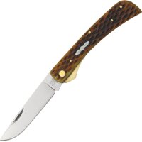 Rough Ryder Work Knife Amber Bone Linerlock