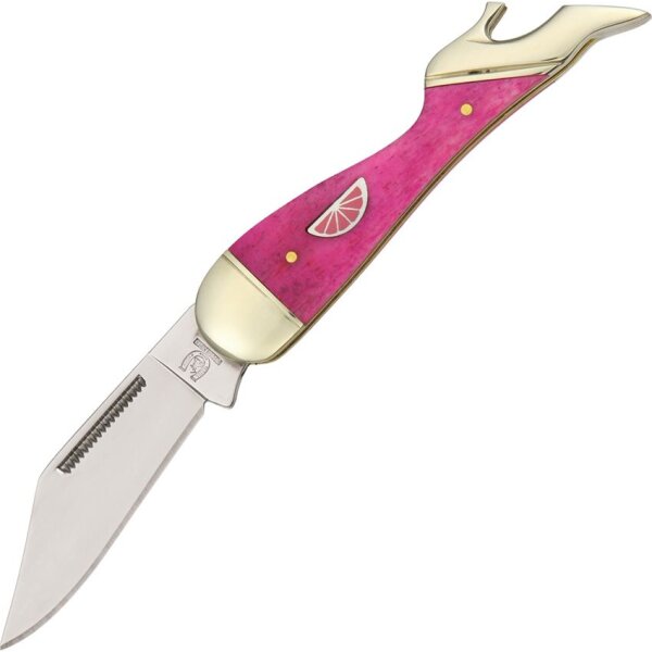 Rough Ryder Small Leg Knife Pink Lemonade Taschenmesser