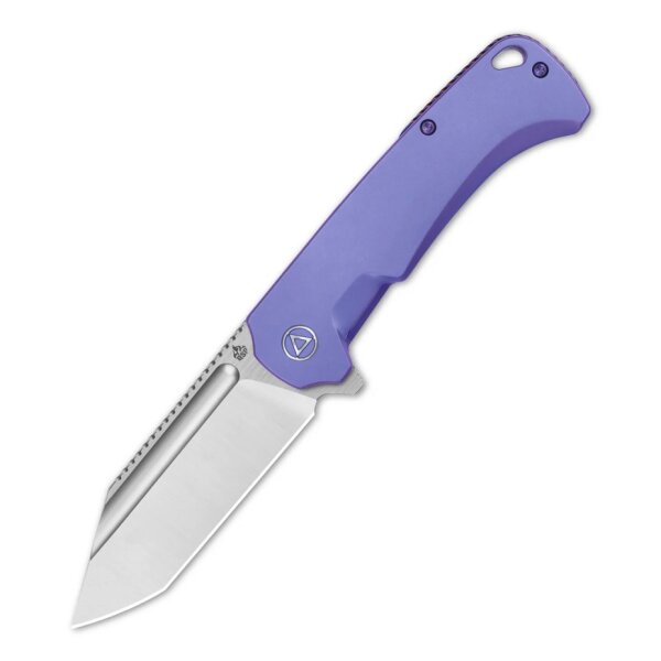 QSP Knife Rhino Lila Purple M390 Stahl Titan Titangriff Mokuti Clip