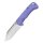 QSP Knife Rhino Lila Purple M390 Stahl Titan Titangriff Mokuti Clip