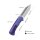 QSP Knife Rhino Lila Purple M390 Stahl Titan Titangriff Mokuti Clip