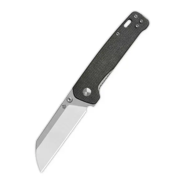 QSP Knife Penguin QS130V2-A1 D2 Stahl Dark Brown Micarta Linerlock
