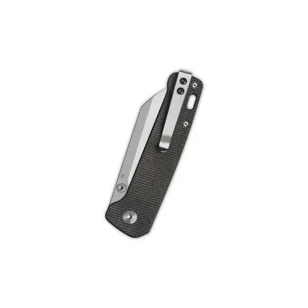 QSP Knife Penguin QS130V2-A1 D2 Stahl Dark Brown Micarta Linerlock