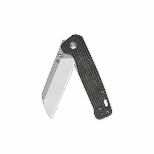 QSP Knife Penguin QS130V2-A1 D2 Stahl Dark Brown Micarta Linerlock