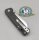 QSP Knife Penguin QS130V2-A1 D2 Stahl Dark Brown Micarta Linerlock