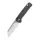 QSP Knife Penguin QS130V2-A1 D2 Stahl Dark Brown Micarta Linerlock
