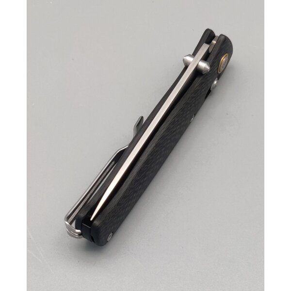 SRM Knives 255L-CB2 Medal Ambi Lock Folder Carbongrifff 140Cr Laminatstahl