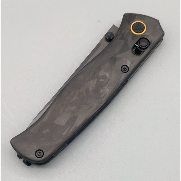 SRM Knives 255L-FB2 Medal Ambi Lock Folder Carbongrifff 140Cr Laminatstahl
