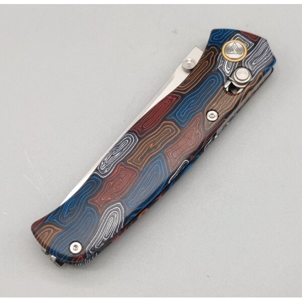 SRM Knives 255L-GQ2 Medal Ambi Lock Folder G10 Griff 140Cr Laminatstahl