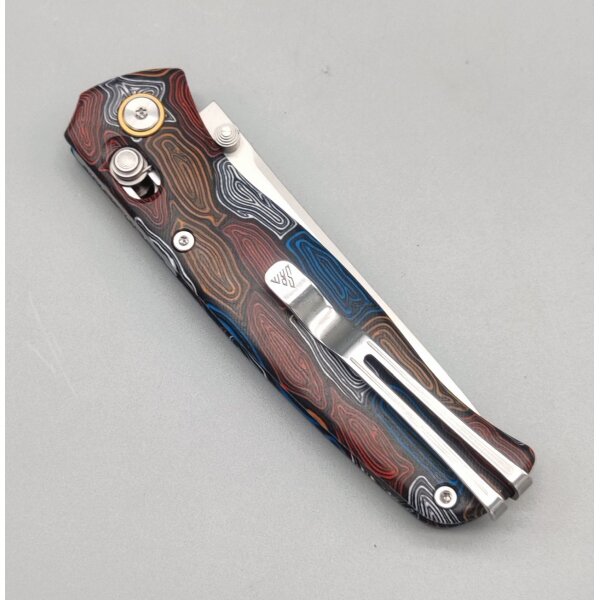 SRM Knives 255L-GQ2 Medal Ambi Lock Folder G10 Griff 140Cr Laminatstahl