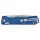 SRM Knives Rubik 7228B-ME2 Blue Micarta140Cr Laminiert Ambi-Clip
