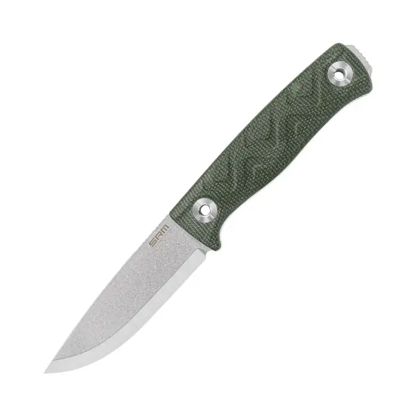 SRM Knives Bushcut 702T-MP Bushcraft Knife 14C28N Stahl Micartagriff