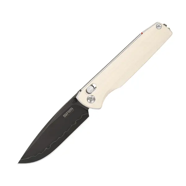 SRM Knives 258L-GX2  Terrier Ambi Lock Folder 140Cr Stahl G10